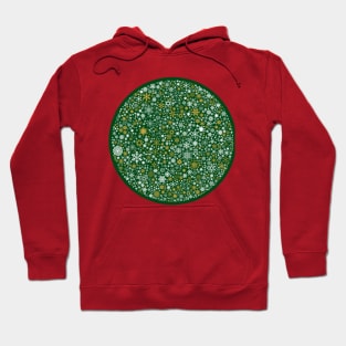 A Thousand Snowflakes in Candy Cane Green Hoodie